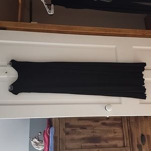 Black maxi skirt